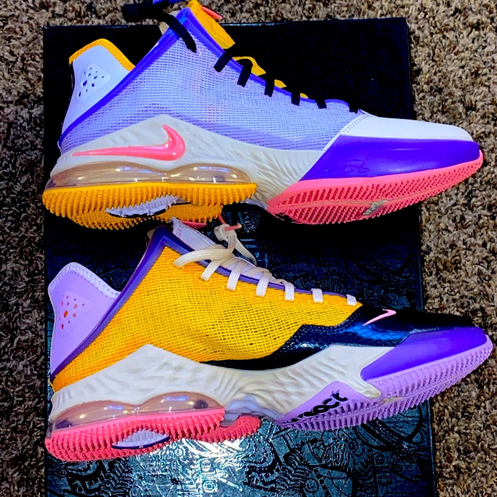 Lebron XIX Low Men’s Sz 11 US  DO9829 500 New w box Lilac/Pink Gaze/Smoke Grey